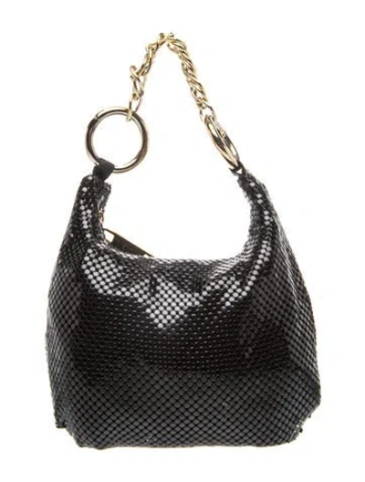Pre-owned Whiting & Davis Mesh Shoulder Bag In Silver