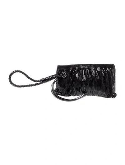 Pre-owned Whiting & Davis Metal Belt Bag In Black