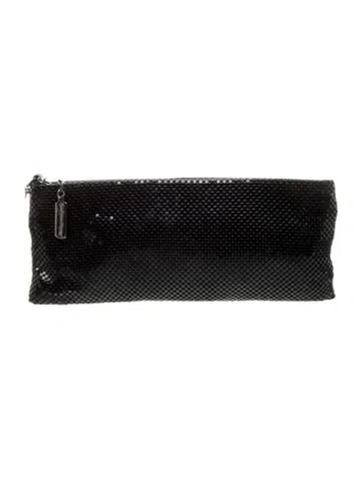Pre-owned Whiting & Davis Metal Clutch In Black
