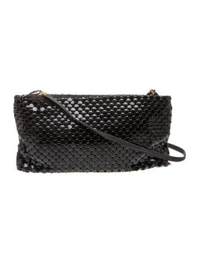 Pre-owned Whiting & Davis Metal Crossbody Bag In Black