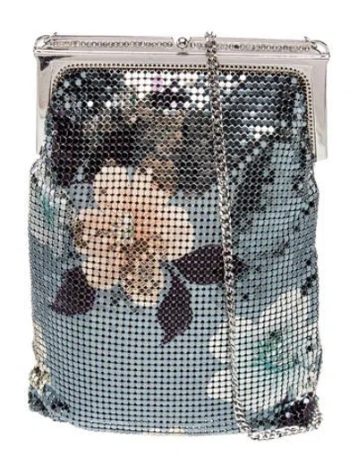 Pre-owned Whiting & Davis Metal Crossbody Bag In Blue