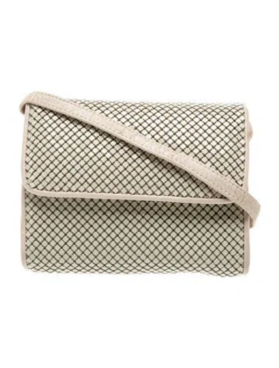 Pre-owned Whiting & Davis Metal Crossbody Bag In Grey