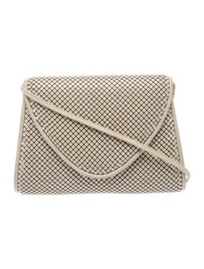 Pre-owned Whiting & Davis Metal Crossbody Bag In Neutral