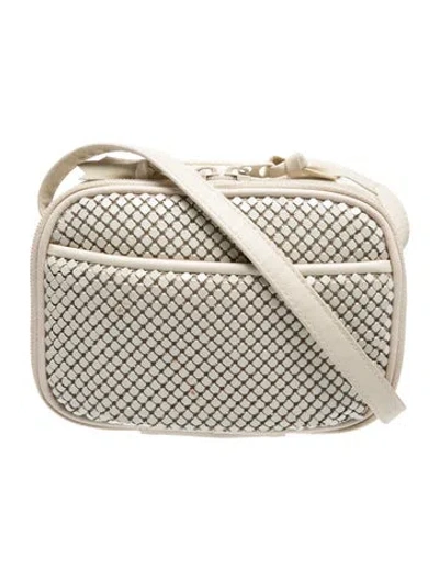 Pre-owned Whiting & Davis Metal Crossbody Bag In Neutrals