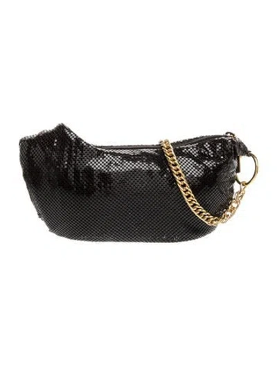Pre-owned Whiting & Davis Metal Evening Bag In Black