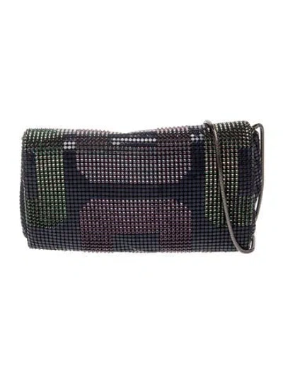 Pre-owned Whiting & Davis Metal Evening Bag In Black