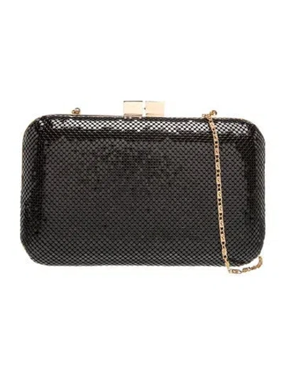 Pre-owned Whiting & Davis Metal Evening Bag In Black