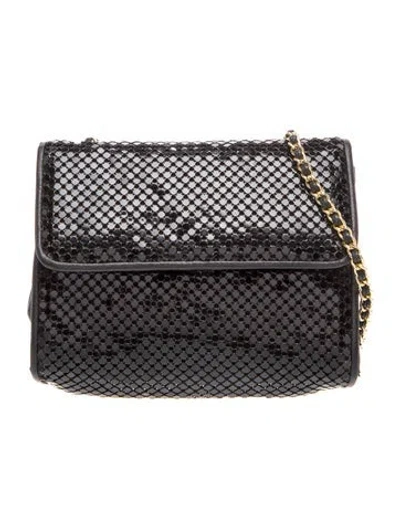 Pre-owned Whiting & Davis Metal Evening Bag In Black