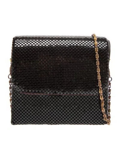 Pre-owned Whiting & Davis Metal Evening Bag In Black