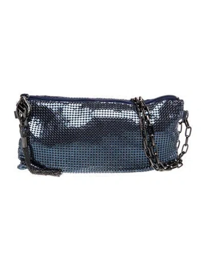 Pre-owned Whiting & Davis Metal Evening Bag In Blue