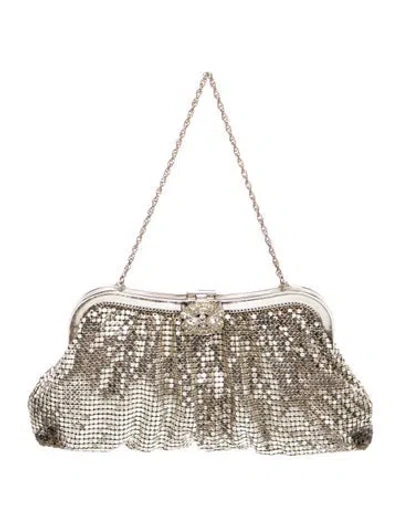 Pre-owned Whiting & Davis Metal Evening Bag In Gold