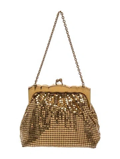 Pre-owned Whiting & Davis Metal Evening Bag In Gold/metallic