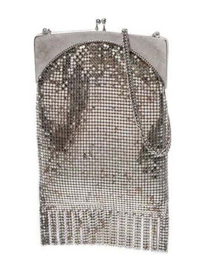 Pre-owned Whiting & Davis Metal Evening Bag In Gold/neutrals
