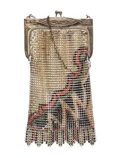 Pre-owned Whiting & Davis Metal Evening Bag In Neutrals