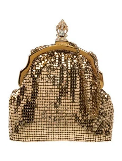 Pre-owned Whiting & Davis Metal Evening Bag In Neutrals