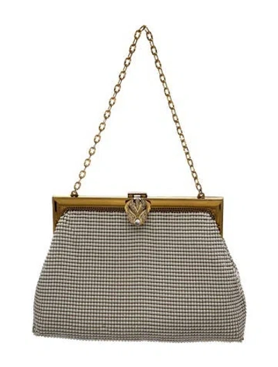 Pre-owned Whiting & Davis Metal Evening Bag In Neutrals