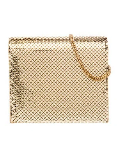 Pre-owned Whiting & Davis Metal Evening Bag In Neutrals