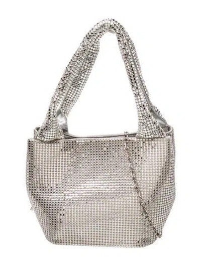 Pre-owned Whiting & Davis Metal Evening Bag In Silver