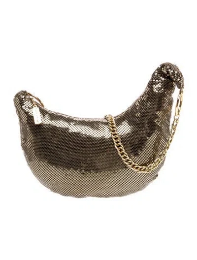 Pre-owned Whiting & Davis Metal Minaudière In Green