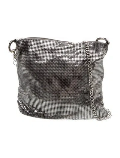 Pre-owned Whiting & Davis Metal Minaudière In Silver