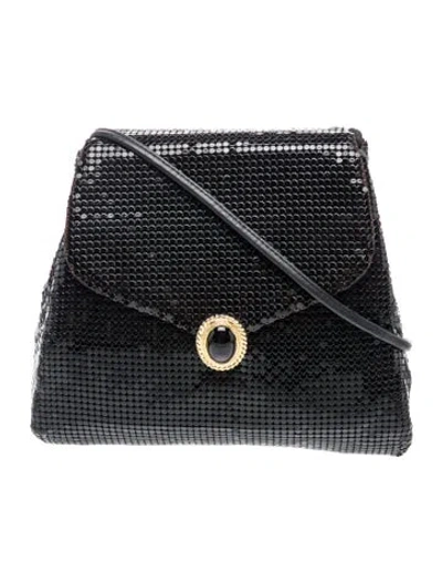 Pre-owned Whiting & Davis Metal Shoulder Bag In Blue