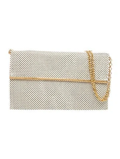 Pre-owned Whiting & Davis Metal Shoulder Bag In Neutral
