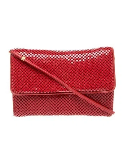 Pre-owned Whiting & Davis Metal Shoulder Bag In Red