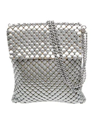 Pre-owned Whiting & Davis Metal Shoulder Bag In Silver