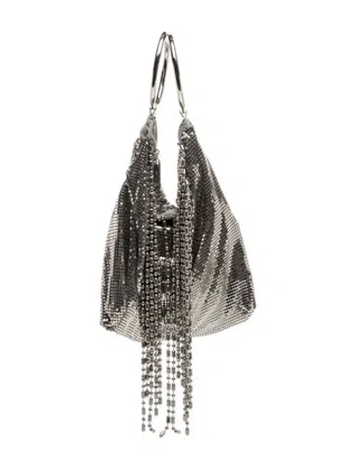 Pre-owned Whiting & Davis Metal Shoulder Bag In Silver