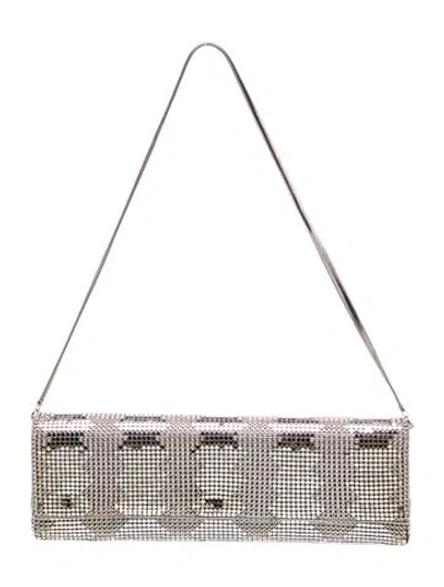 Pre-owned Whiting & Davis Metal Shoulder Bag W/ Tags In Silver