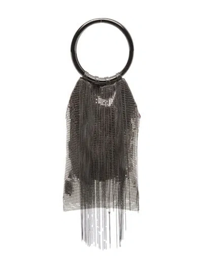 Pre-owned Whiting & Davis Metal Top Handle Bag In Silver