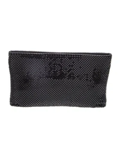 Pre-owned Whiting & Davis Sequins Clutch In Black