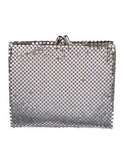 Pre-owned Whiting & Davis Wallet In Silver
