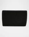 Whiting & Davis Lainey Mesh Brass Clutch Bag In Black