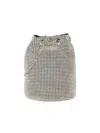 Whiting & Davis Women's Crystal Embellished Bucket Bag In Silver