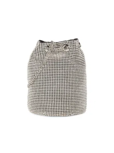 Whiting & Davis Women's Crystal Embellished Bucket Bag In Silver