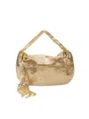 Whiting & Davis Women's Mini Studded Hobo Bag In Gold