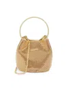 Whiting & Davis Women's Studded Bracelet Bucket Bag In Gold