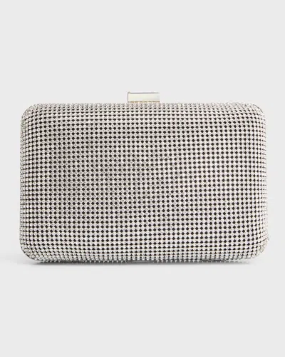 Whiting & Davis Yves Crystal Minaudiere Bag