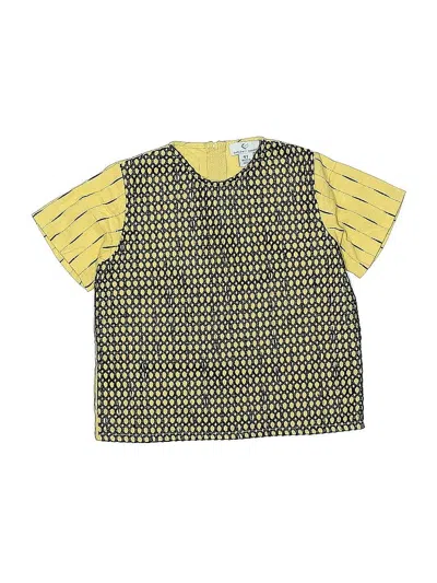 Pre-owned Whitlow & Hawkins Kids' Short Sleeve T-shirt In Yellow