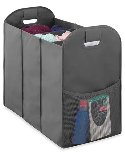 Whitmor 3-section Accordion Laundry Sorter In Gray
