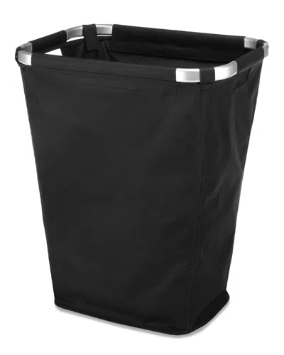Whitmor Aluminum Frame Laundry Hamper In Black