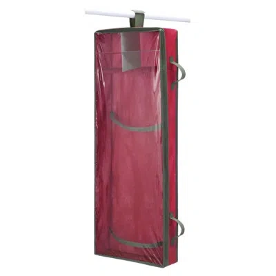 Whitmor Hanging Gift Wrap Organizer In Red