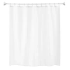 Whitmor Hooked Curtains- 72x72 In White