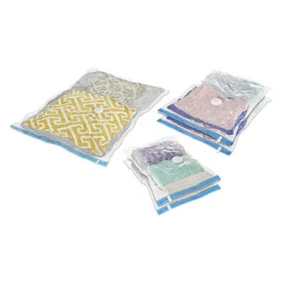Whitmor Spacemaker Vacuum Bag - Clear - Set Of 3