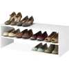 Whitmor Stackable 31" Extra Wide 2-shelf Storage Organizer, White