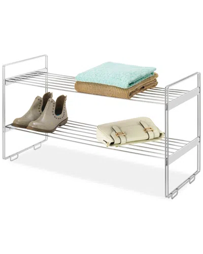 Whitmor Stackable Closet Shelves In White