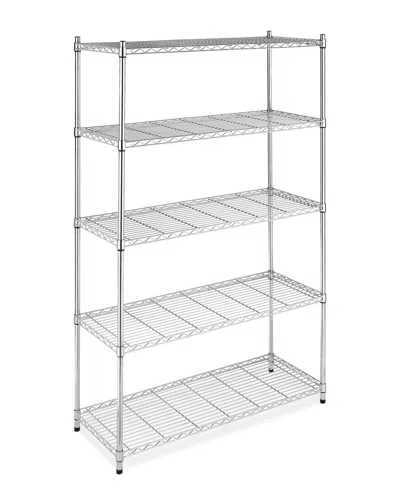 Whitmor Supreme Large 5-tier Shelving Center In Silver