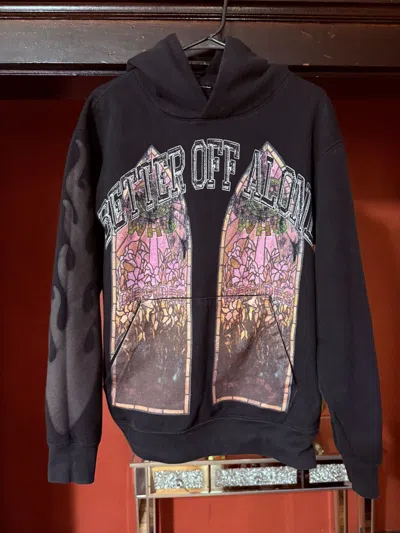 Pre-owned Who Decides War A Boogie Hoodie Size Small In Black