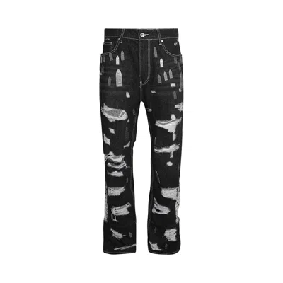 Pre-owned Who Decides War Amplified Gnarly Denim 'coal' | Black | Men's Size 36